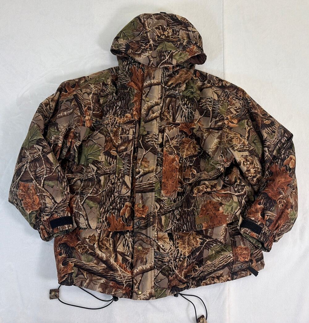 Cabela's Whitetail Clothing Jacket XL Seculsion 3D Hunting Hooded Insulated